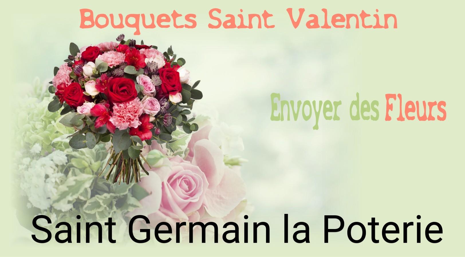 Roses de Saint-Valentin livrées à Saint-Germain-la-Poterie